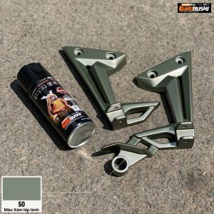 Sơn KUROBUSHI SAMURAI #050**-xám lấp lánh chính hãng dành cho xe máy