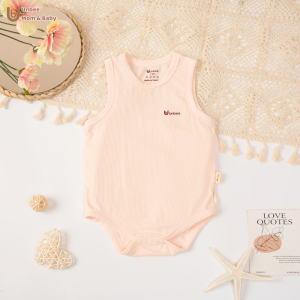 Bodychip mùa hè cho bé trai bé gái UNBEE chất tơ tằm thoáng mát - Bodysuit ba lỗ cho bé