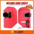 Welding Fibre Face Shield Hand Shield Cover With Plastic Handle Mask Plastic Glasses Topeng Muka Mesin Kimpalan 焊接手盾. 