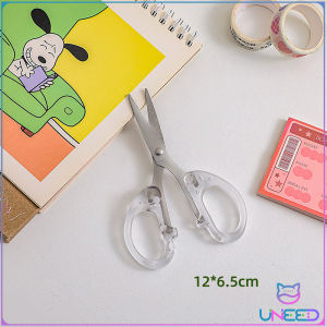Need. DIY Stainless Steel Scissors Transparent Craft Scissor Stationery School Office Supplies