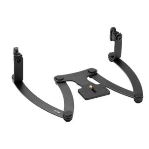 MFDB Double Head Macro Flash Light Stand for MF12-DK1 Photography with Freely 180 Degree Adjustment Feature