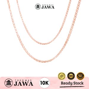 Kalung Emas Polos Srudel Gold  Kadar 10K Toko Mas Jawa