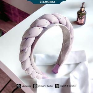 Headband Graisse Bando Korea Kepang Mewah Satin by Velmorra