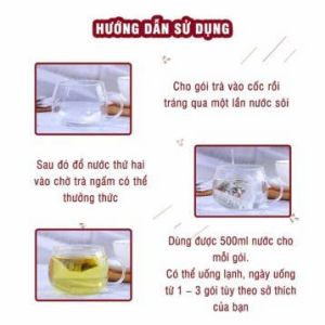 Trà giảm cân Genpi Orhiro Nhật Bản cải thiện vóc dáng thanh lọc và làm đẹp da hỗ trợ hệ tiêu hóa túi 60 gói
