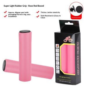 SERENEGLOW Siêu nhẹ Silicone Tay Lái Xe Đạp Grips với chống trượt chống sốc và dễ dàng cài đặt