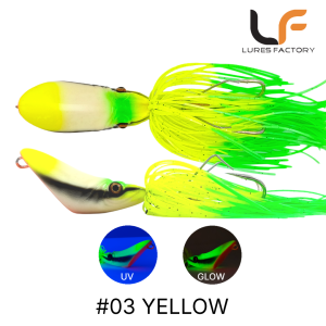 LURESFACTORY - TR SQUID ZAA 4.5cm 9g HARDBODY LURE TOPWATER