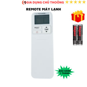 Điều khiển điều hòa TOSHIBA Mã 03 dòng RAS-XXX KCV-V remote máy lạnh TOSHIBA nắp trượt - Tặng kèm pin - GDCT
