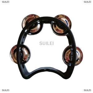 [COD] PkYeG แทมบูรีนพลาสติก1ชิ้นสำหรับผู้ใหญ่เครื่องดนตรีมือกลองแทมบูรีน4อัน