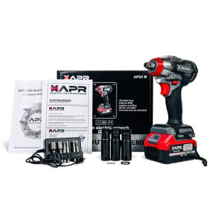 APR impact wrench type ap84+ 550nm baterai 88v standart fullset accecoris lxt 10cell