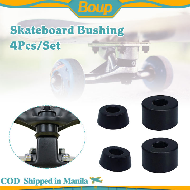 4pc Skateboard Truck Bushings - 92A Hardness PU Replacement Bushings For Longboards & Skateboards