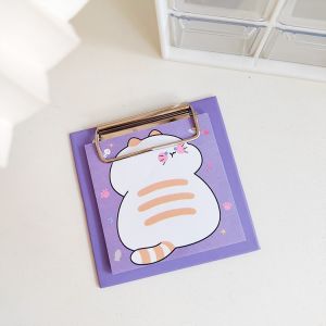 Harga Grosir - Aesthetic Clipboard Sticky Notes / Catatan Klip Papan Kreatif