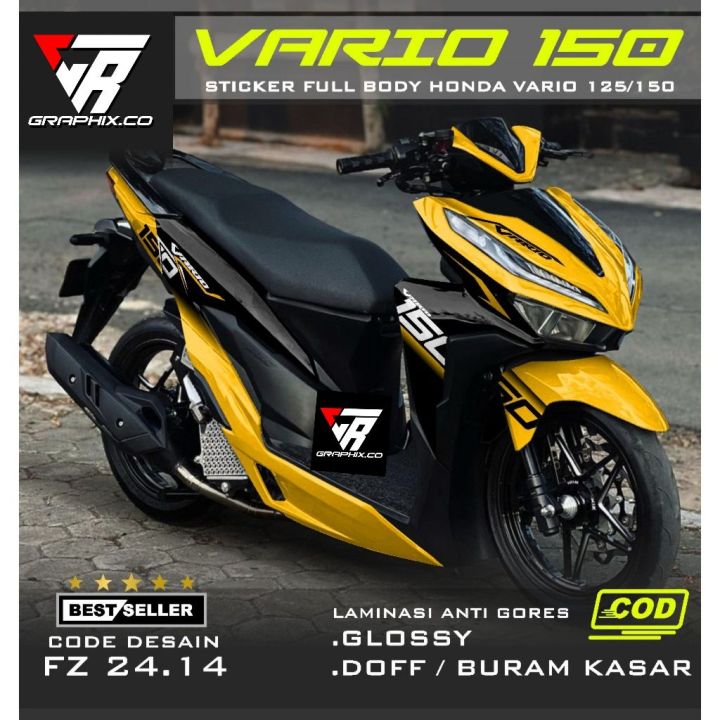 (COD)Decal stiker VARIO 125/150 NEW Full Body Simpel grafis gradasi ...