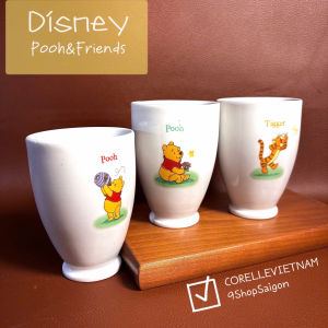 [Japan Limited 100%New] Combo 03 Cốc Ly Gấu Pooh Siêu Cute