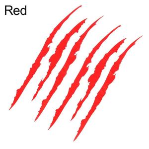 2Pcs Personal Reflective Decor Car Sticker Claw Scratch Decal Hood