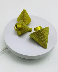 Thread Diamond Beveling Chamfer Bit 38/50mm Countersink Bit Cone Carve Polishing Grinding Wheel For Porcelain Tile