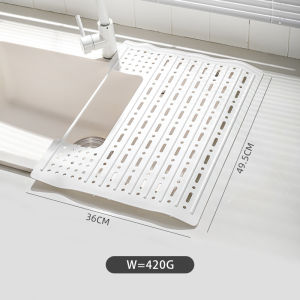 Vision Multipurpose Silicone Roll-Up Drying Rack Dish Drying Mat Kitchen Non-Slip Silicone Sink Mat Household Counter Drainer Mat - Space-Saving/ Easy To Clean and Versatile