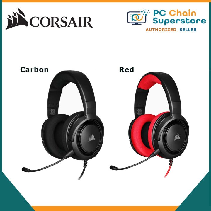Corsair HS35 Stereo Gaming Headset Detachable Mic On-Ear