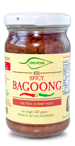 NEW: GREENFOOD ORIGINAL BAGOONG (Sauteed Shrimp Paste) 220g