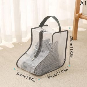 Long Boots Storage Bag Dust-Proof Rain Boots Storage Bag Portable Shoes Organizer Zipper Pouch Travel Shoes Protection