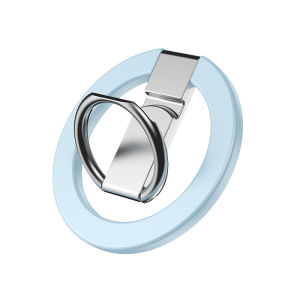 Sanptoch For Magsafe Alloy Phone Ring Holder For iPhone 16/15/14/13/12 Full Series For Mag Finger Ring Grip Stand For Samsung OPPO Oneplus Xiaomi 360° Free Adjust Brackets