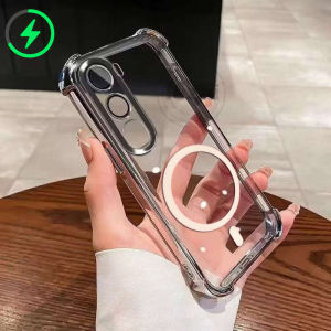 เคส Vivo Y21d Y31 Y04 Y04s Y39 Y29 5G เคสแววที่ชัดเจนแม่เหล็กเคสโทรศัพท์สุดหรูเคสกันกระแทกเพื่อความสวยงาม