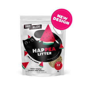 Daily Delight Happea Watermelon Pea Fibre Cat Litter 8L