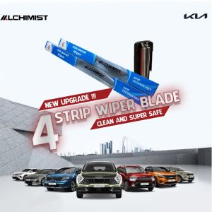 Gạt Mưa Xe Ô tô KIA Loại Silicon 4 Lưỡi Cao Cấp Thiết Kế Thông Minh Gạt Êm Và Sạch Hơn