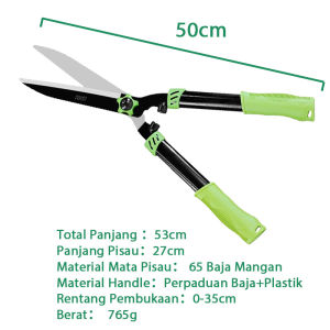 ISKU Gunting Rumput Dahan Ranting Pagar Kebun Besar Alat Pemotong Rumput Ranting Potong Telescopic