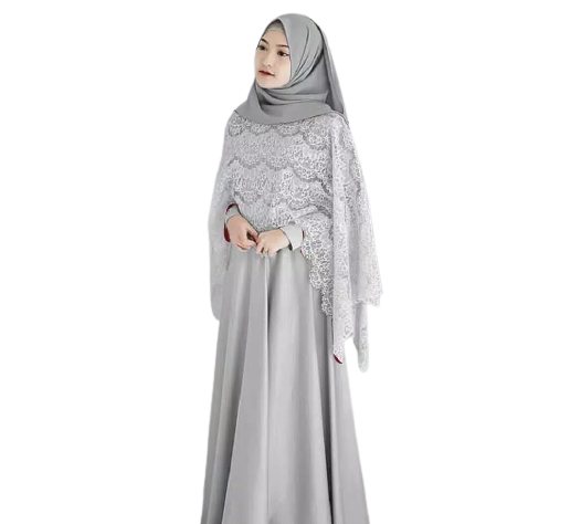 GAMIS BRUKAT GAMIS BISMILLAH CAPE BRUKAT MAXI DRESS MUSLIM Gamis