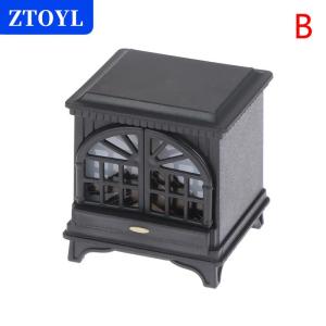 [COD] ZTOYL ตุ๊กตาจำลองขนาดเล็กเตาผิงรุ่นเฟอร์นิเจอร์เครื่องประดับเด็กของเล่น
