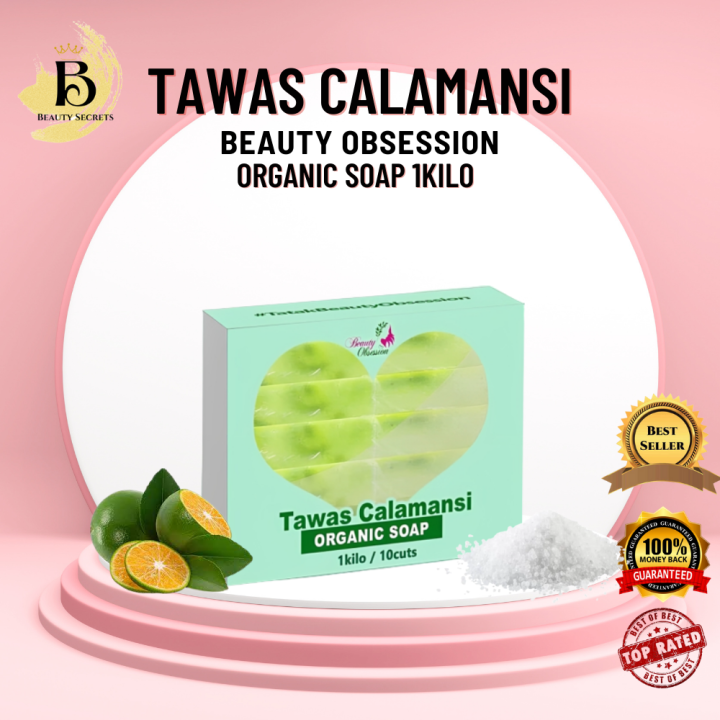 TAWAS CALAMANSI SOAP BY BEAUTY OBSESSION/Tawas calamansi soap is safe for  kids and Instant feeling fresh and clean after use. 100% Organic Glutathione  Brightening Soap - Lazada