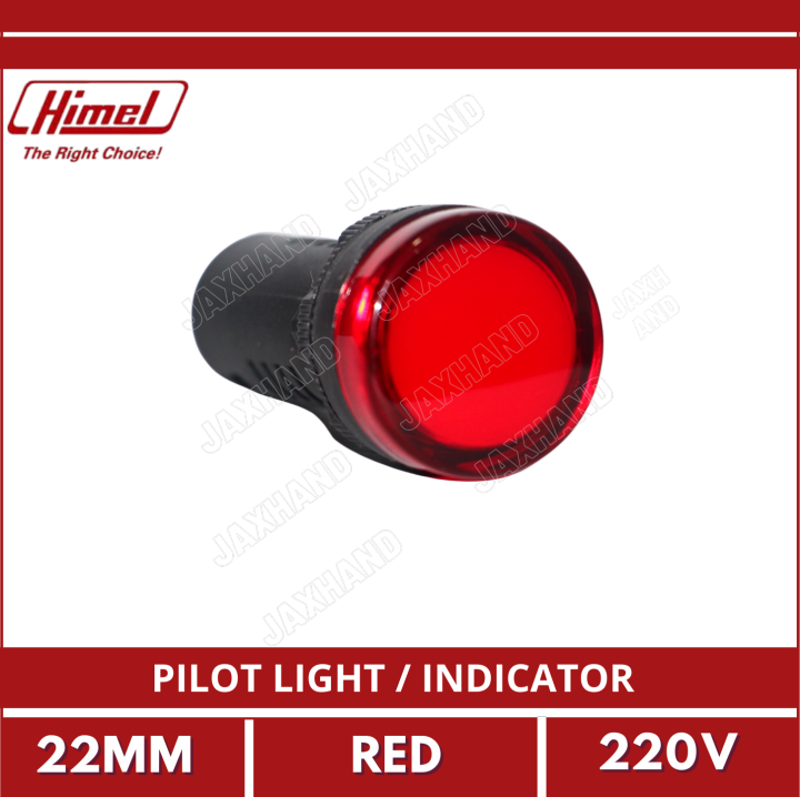 Pilot Light Red, 22mm, 220VAC Lazada PH