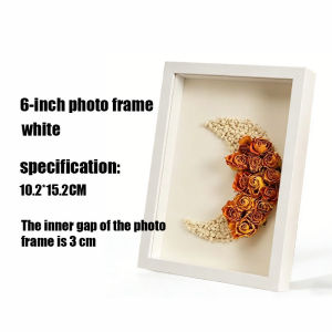6/8/10inch SizeDIY Wooden Flower Frame Hollow Frame Photo Frame Dehydrated Flower photo frame