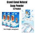 Grand Canal Soap Powder 5 Packs Clean Detergent Powder Sabun Serbuk 大运河天然皂粉. 