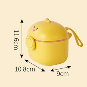 Dovana Wadah Susu Bayi Tabung Penyimpanan Snack Travel Baby Milk Karakter Dinosaur Duck Box