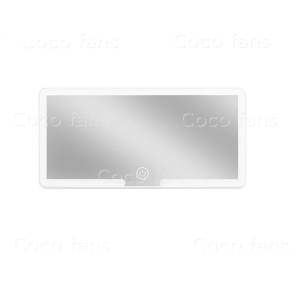 รถ Sun Visor แต่งหน้ากระจก LED หน้าจอสัมผัสปรับความสว่าง Auto แต่งหน้าภายใน HD กระจกชาร์จ Vanity Mirror