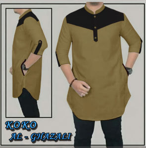 Koko Al-Ghazali - MM Fashion (MM) - Ukuran S-3XL - Matt Katun Poplin