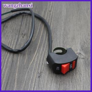 wangzhansi ปุ่มเปิดปิดแฮนด์รถจักรยานยนต์อเนกประสงค์สำหรับมอเตอร์ไซค์มอเตอร์ไซค์มอเตอร์ไซค์รถ ATV