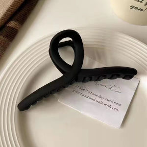 Tookdee กิ๊ฟหนีบผม กรงเล็บคลิป กิ๊บหนีบผม ใหญ่ เก็บผม แบบเรียบๆ สีทึบทาฝ้า สไตล์สาวเกาหลี Hair clips