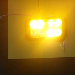 Surface Mount Directional Light ECCO ED3788A Amber 8-LED