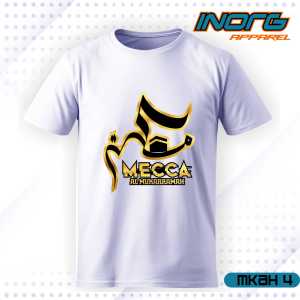 kaos oleh oleh mekah madinah arab saudi tshirt mecca medina oleholeh umroh haji mekkah kaos islam dakwah islami tag nabawi masjidil haram label original saudia arb1 pth