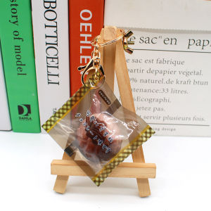 Simulation Bread Pineapple Bag Slow Rebound Key Chain Creative Food Play Bag Pinch Happy Pendant Novelty Decompression Toy