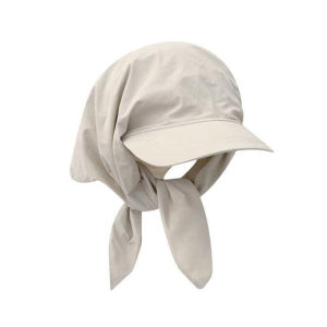 Simple Solid Color Headscarf Baseball Cap Jennie Same Style Nylon Sunscreen Beach Hats Sun Cap Baseball Hat Peaked Cap Sports