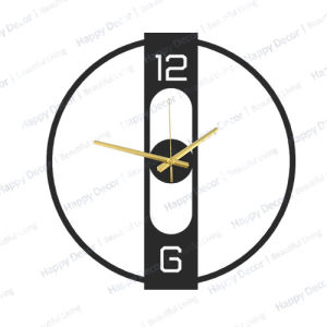 Đồng hồ treo tường Bắc Âu kim trôi yên tĩnh phong cách Độc Đáo BH 03 năm - Happy Decor DH013