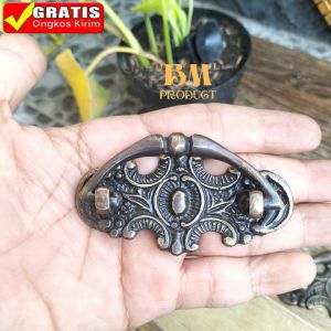 Tarikan Laci Kuningan Motif Betmen 1 pcs Handle Laci Gagang Laci Lemari