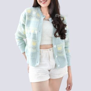 ELYCLOTH | ISABELLE CARDIGAN | CARDIGAN RAJUT WANITA PREMIUM KNIT