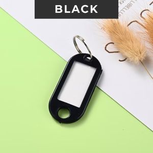 Plastic Key Tag Keychain Label School Office Room ID Name Phone Number Keys Label Name Tag Marker Organize