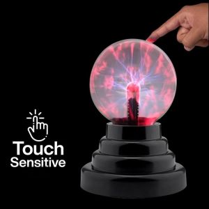 GOOD PRODUCTS 4253 Sensitive Magic Plasma Ball Lamp Sound Control Touch Glass Plasma Light Creative Atmosphere Night Light