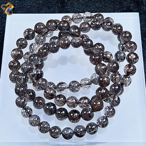 Collection Grade Devilish Black Bronze Rutile Bracelet