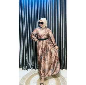 FRILLA GAMIS SILKY PREMIUM / GAMIS TERBARU / dress silk premium by ALYA ZEA STORE
